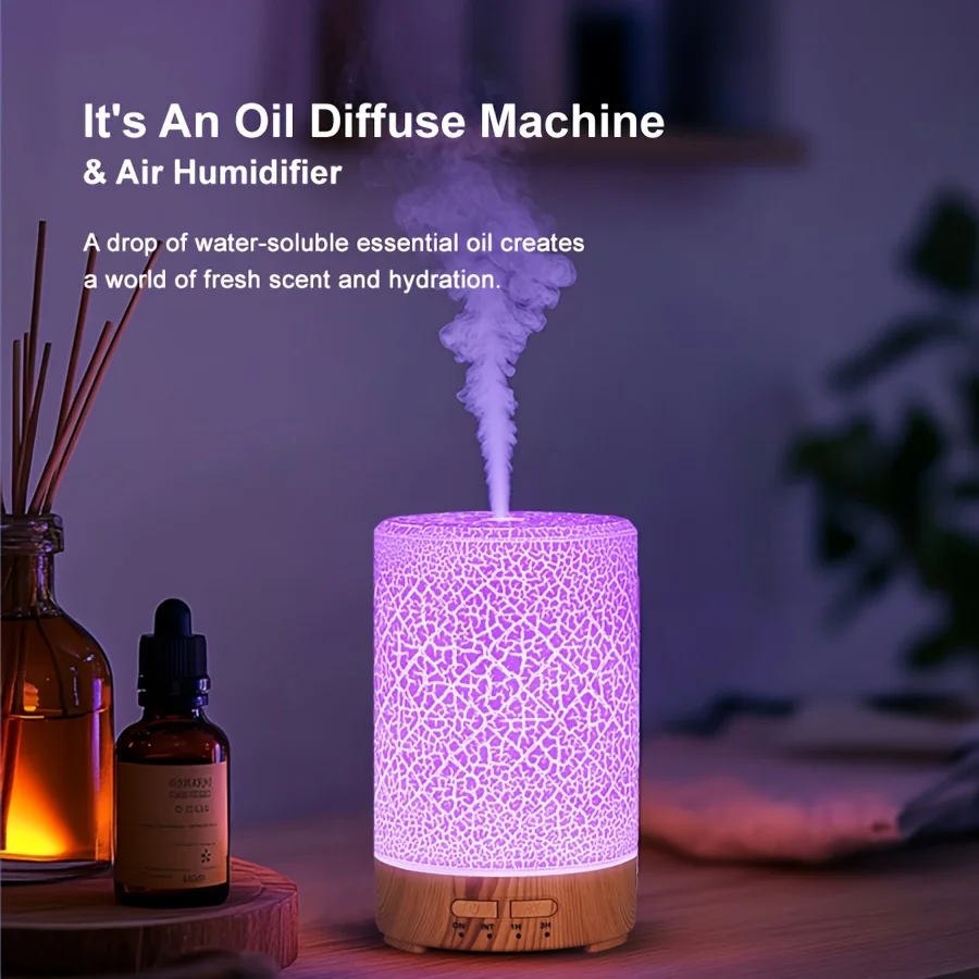 Cracked Design Essential Oil Diffuser Ultrasonic Air Humidifier