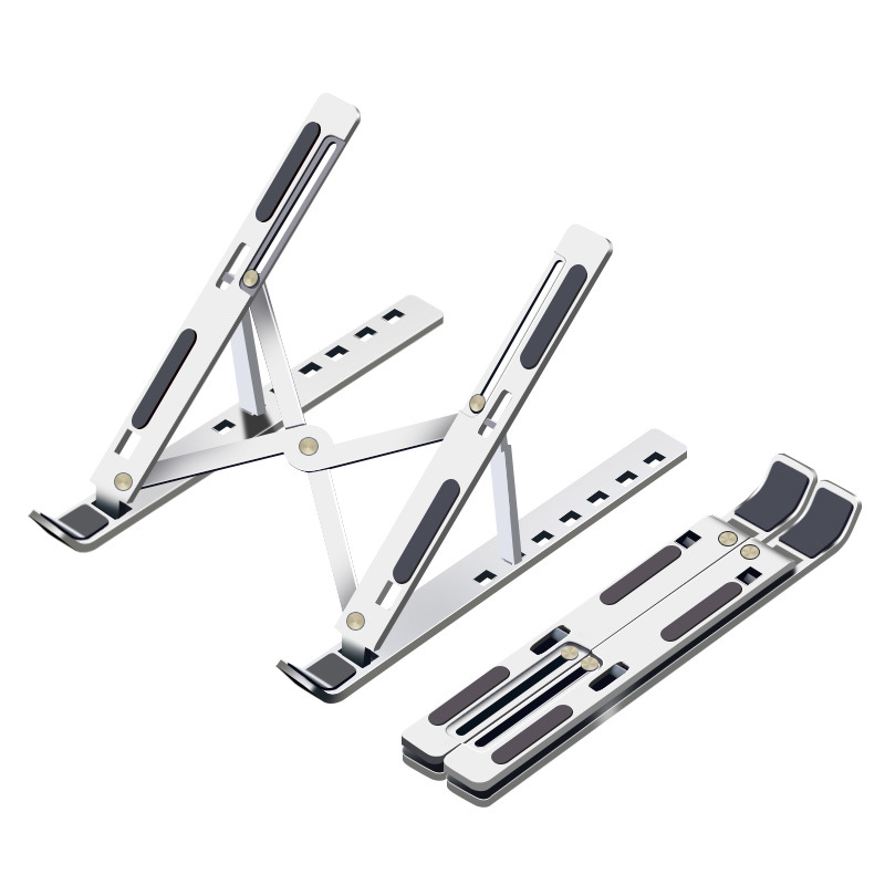 Adjustable Aluminium Alloy Foldable Laptop Stand Portable Tablet Holder Computer Stand
