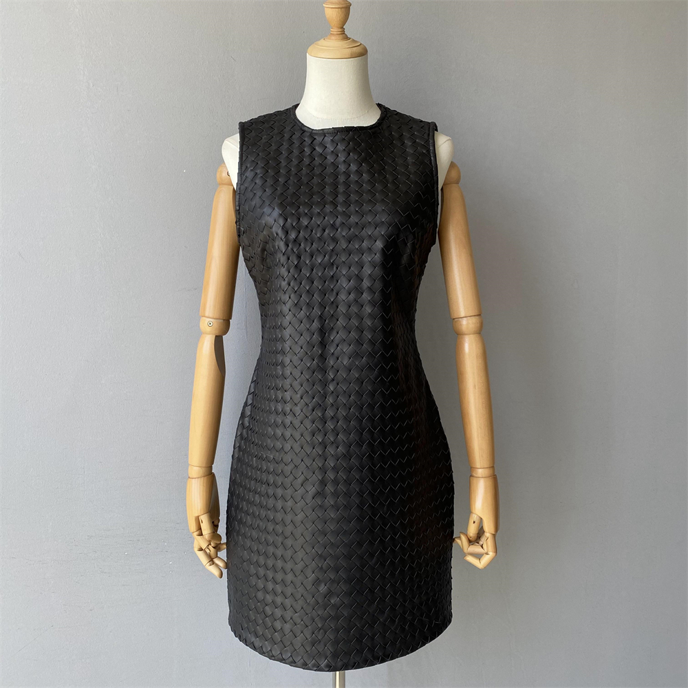 Elegant Genuine Sheepskin Long Dress Ladies Sexy L...