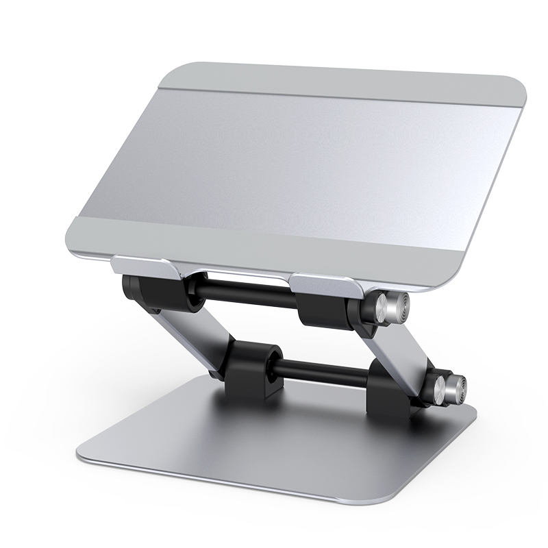 Adjustable Aluminium Free Standing Support Height Portable Folding Adjustable Aluminum Laptop Stand