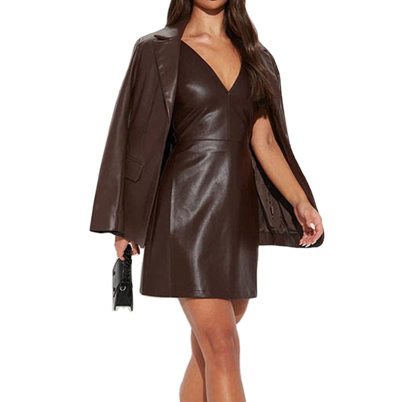 Women Sleeveless V Neck Bodycon Back Zipper Solid ...