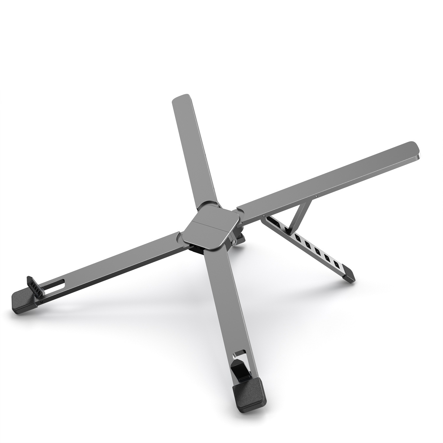 Aluminum Alloy X-shaped Cooling Stand Foldable Portable Adjustable