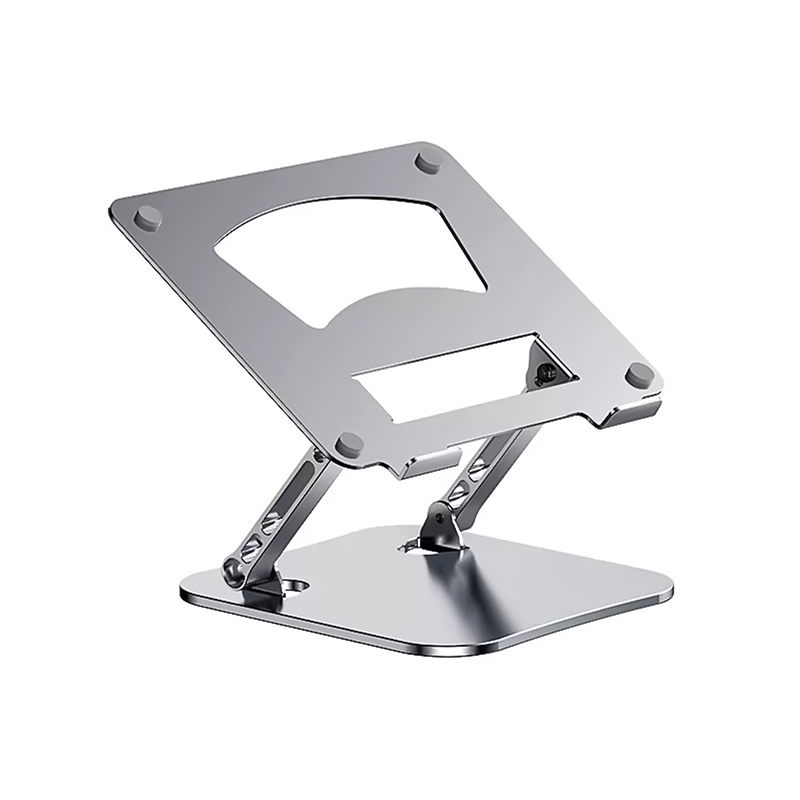 Portable Carbon Steel Notebook Support Holder Bracket Foldable Folding Rotating Base Laptop Adjustable Stand