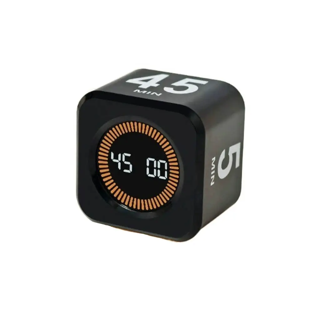 Visual Flip Timer Gravity Sensor LED Display Cube Timer Cube Shape Countdown Function