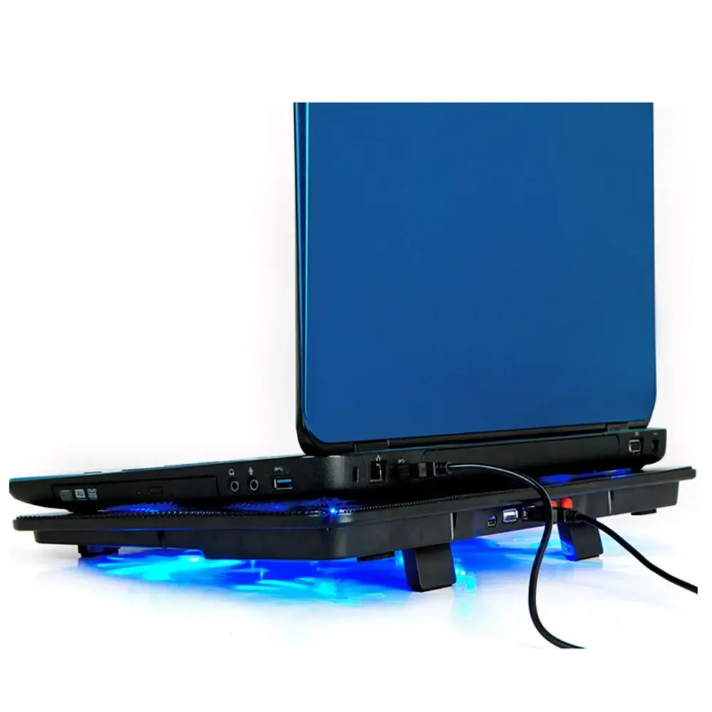 Laptop Cooler Cooling Pad Base LED Notebook Computer Cooler USB Fan Stand