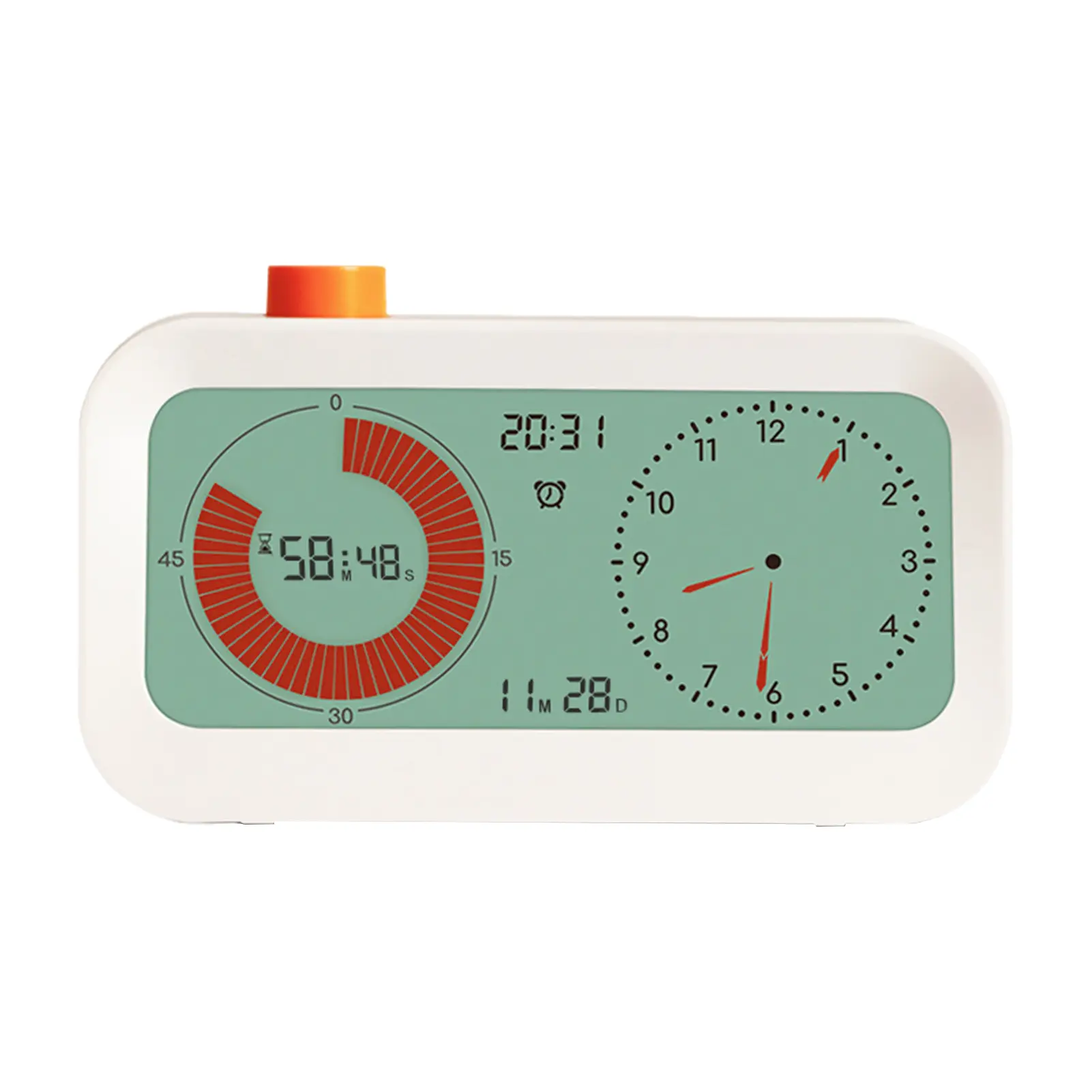Electronic Digital Visual Timer Count Up/Down Function Alarm Calendar Display Clock Snooze Setting Time