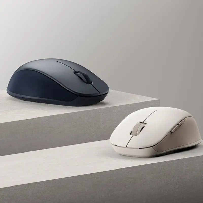 Wireless Bluetooth Dual-Mode Mouse 1200DPI Comfort Curve 2.4GHz Optical Mute Laptop Notebook Office Game Portable