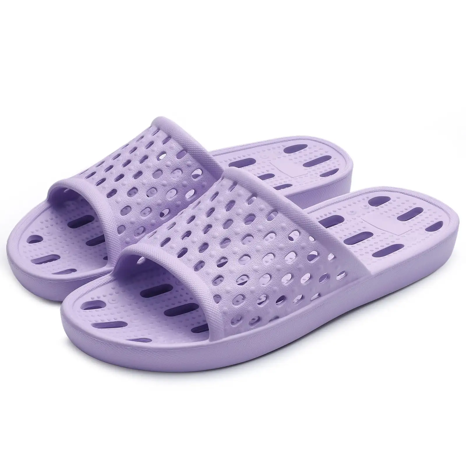 New Shower Shoes For Women Quick Dry Pool Sandals With Drain Holes