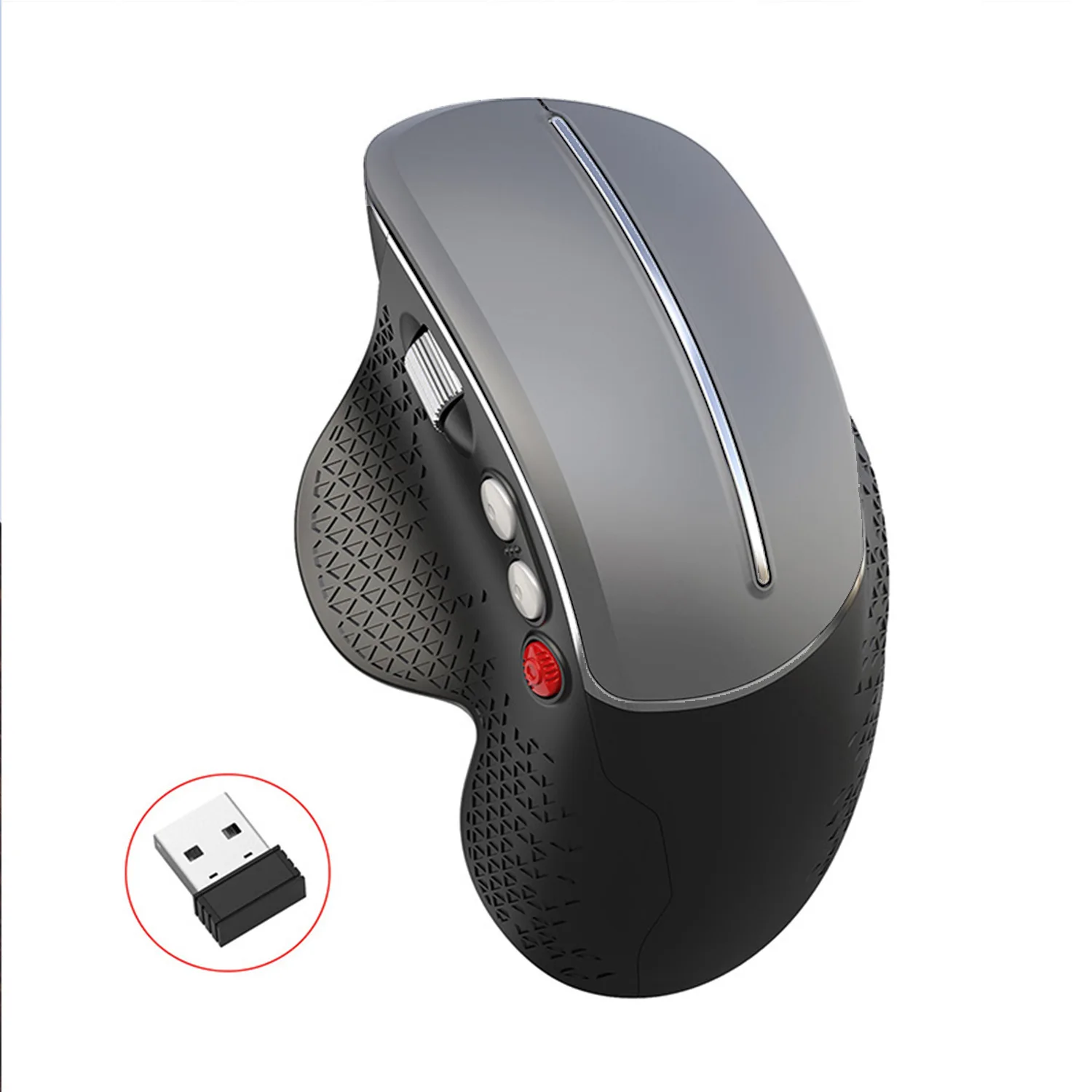 Vertical Mouse Ergonomic Design 2.4G Wireless Mouse Comfortable Grip For Office Games Computer