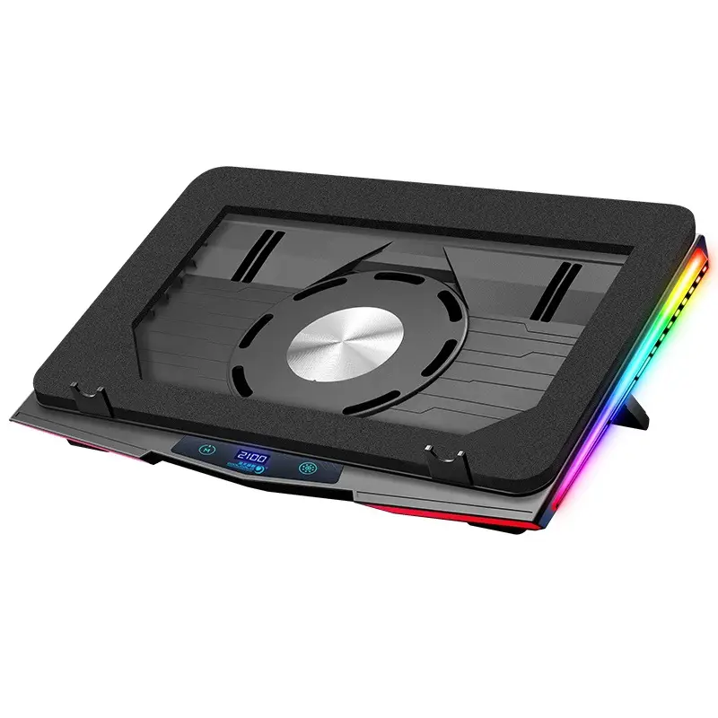 Powerful Fan Pressure Laptop Cooling Pad Adjustable Stand