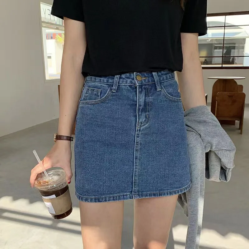 Women's High-waisted Skirts Slim Fit Short Skirt