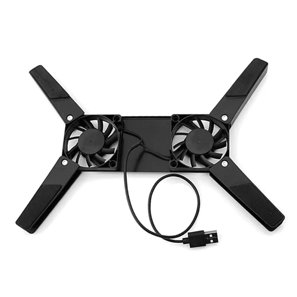 Air-cooling Laptop Cooler Bracket USB Powered Cooling Dock Laptop Cooling Pad 2 Fans