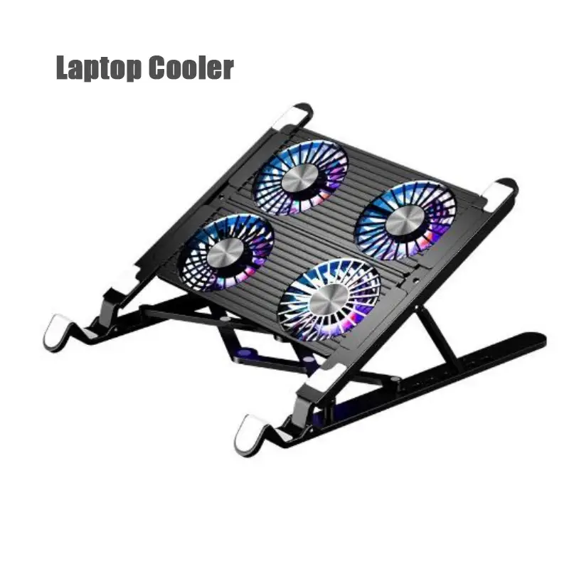 Base Stand Laptop Cooler Foldable Laptop Cooling Pad Portable Adjustable