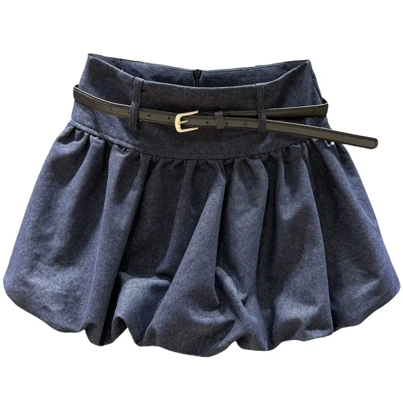 Women's Mini Skirt Bubble Puff ...