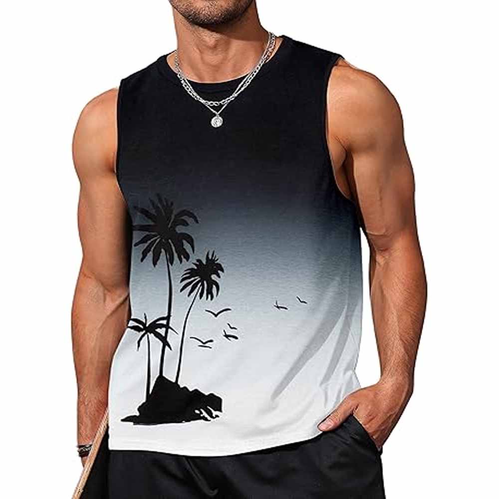 Men Tank Top Sleeveless Streetwear ...