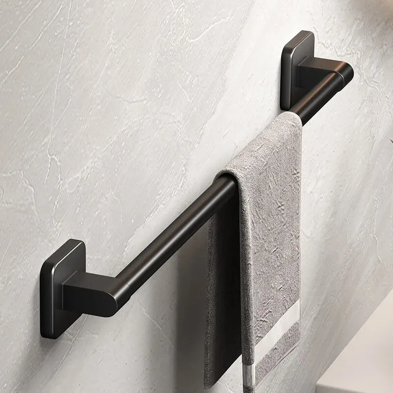 Wall Mounted Towel Rack Bathroom Storage Rack Towe...