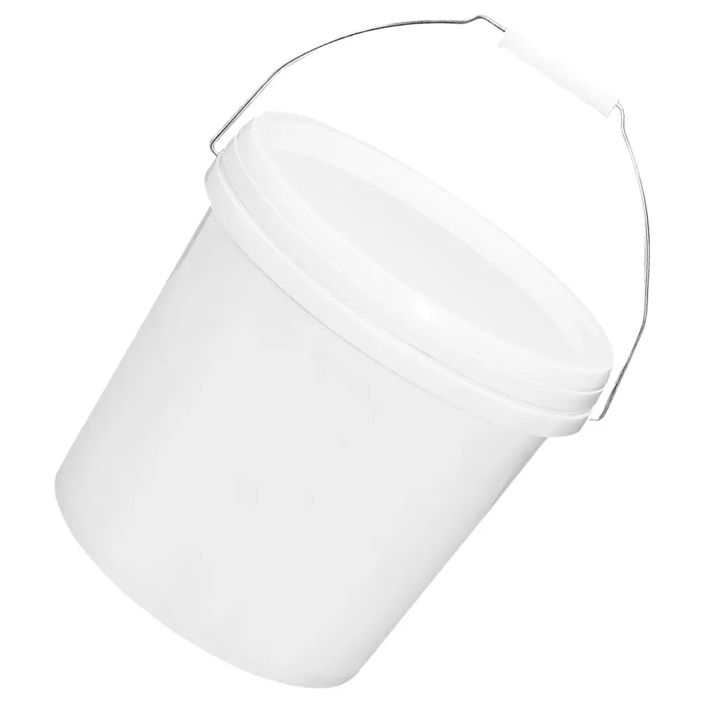 Plastic Water Bucket Thickened Sealed Lid Portable...