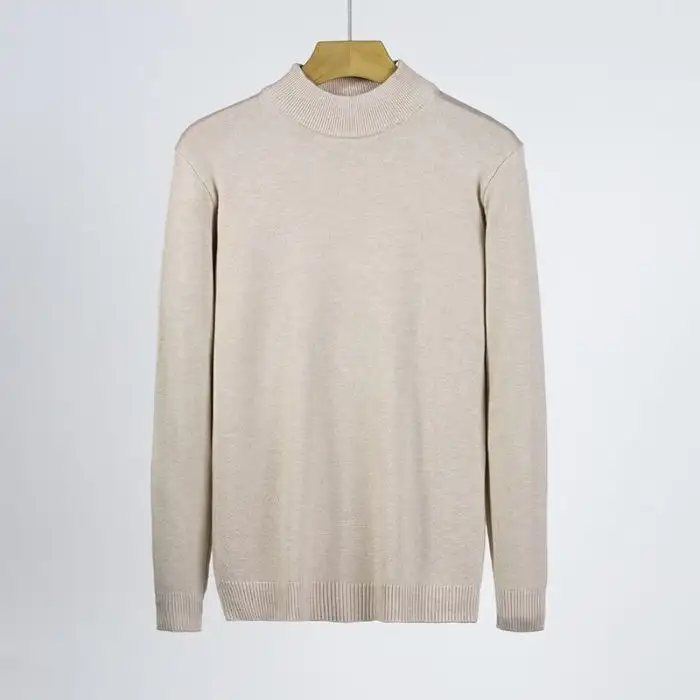 Men's Long Sleeve Knit Pullover Sweater Thermal Sweater