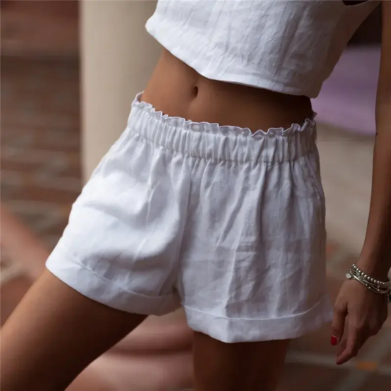 Hot Sale Women's Casual Short Pants High Wais