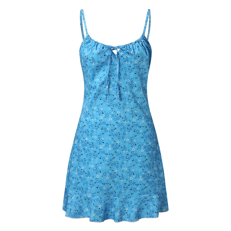 Sexy Floral Print Sundress For Women