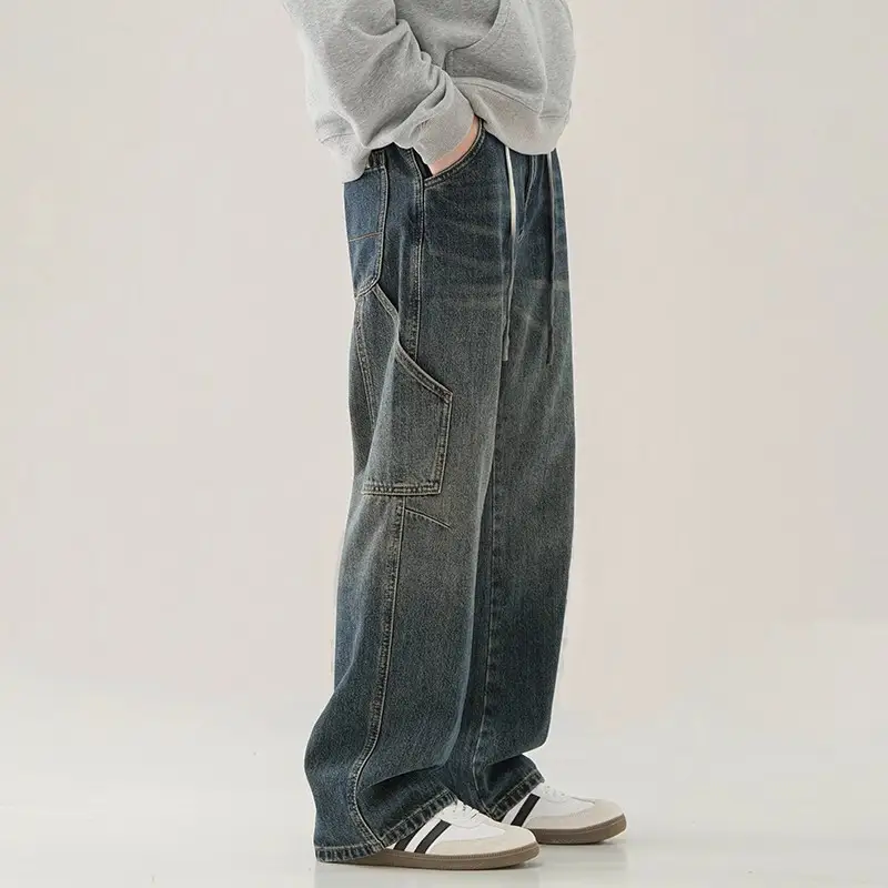 Retro Washed Work Jeans