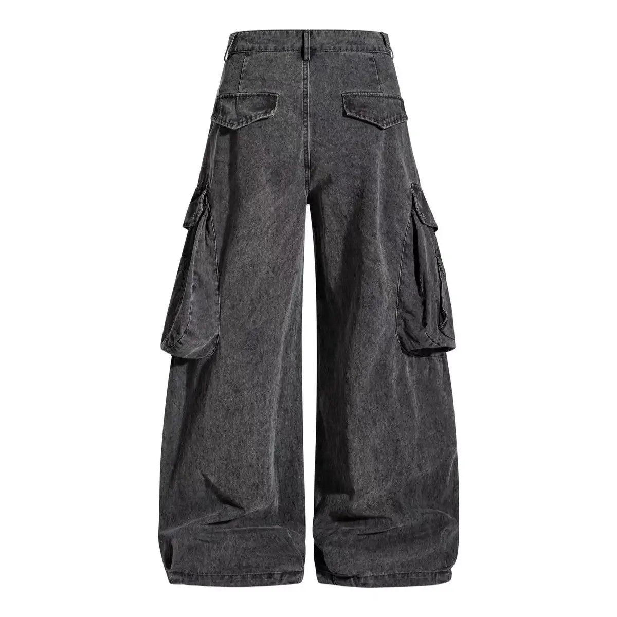 Retro Cargo Jeans Loose Wide-Leg Pants