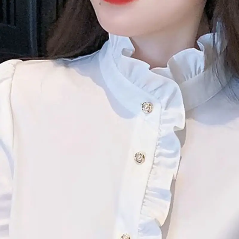 Woman Elegant Shirts Lady Fashion Shirt Female Cas...