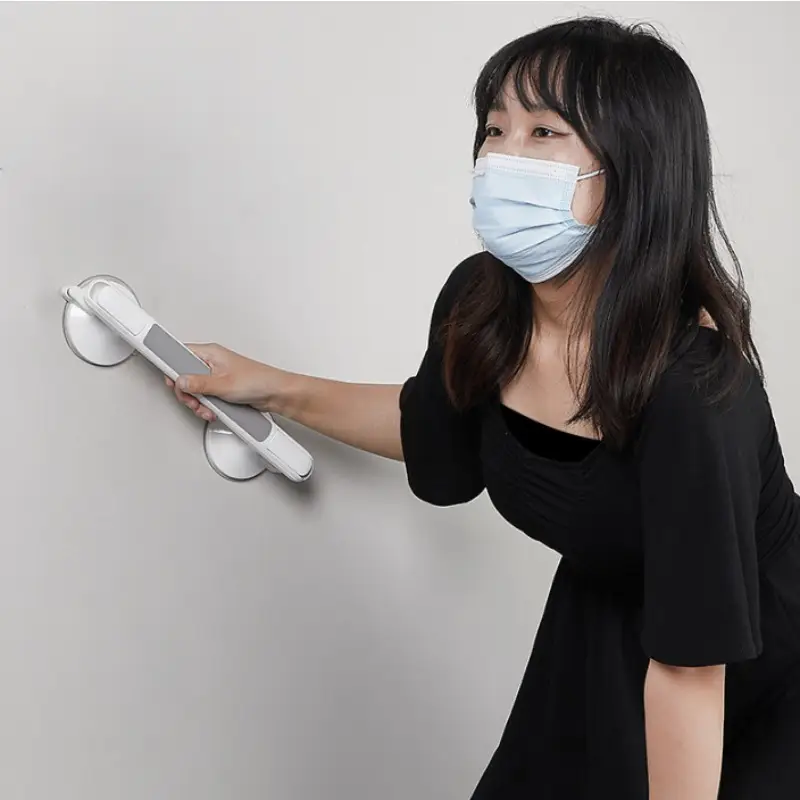 Suction Cup Bathroom Safety Grab Bar Non Drill Ant...