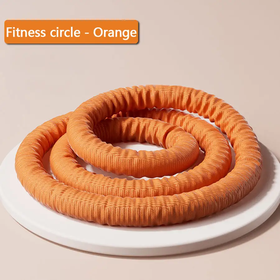 Fitness Circle Portable Exercise Ring Foldable Waist Shaping Soft Spring Circle Abdominal Exercise Hula Hoop