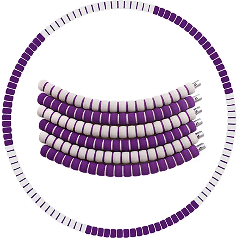 Detachable Sponge Aggravated Hulla Hoops Thin Waist Trainer Massage Sport Hoop Abdomen Beautiful Waist Fitness Equipment