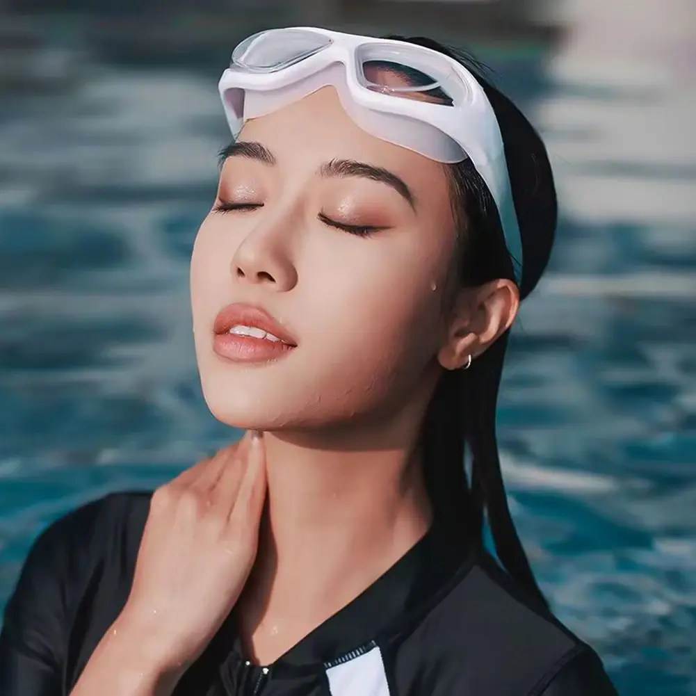 Swimming Goggles Waterproof Clear Double Anti-fog Swim Glasses Anti-UV Men Women Eyewear with Case