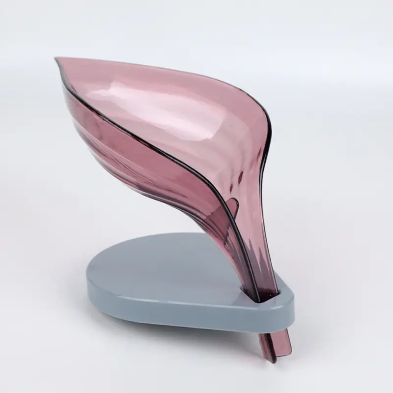 Leaf-Shaped Bathroom Soap Holder And Soap Dish Storage Rack