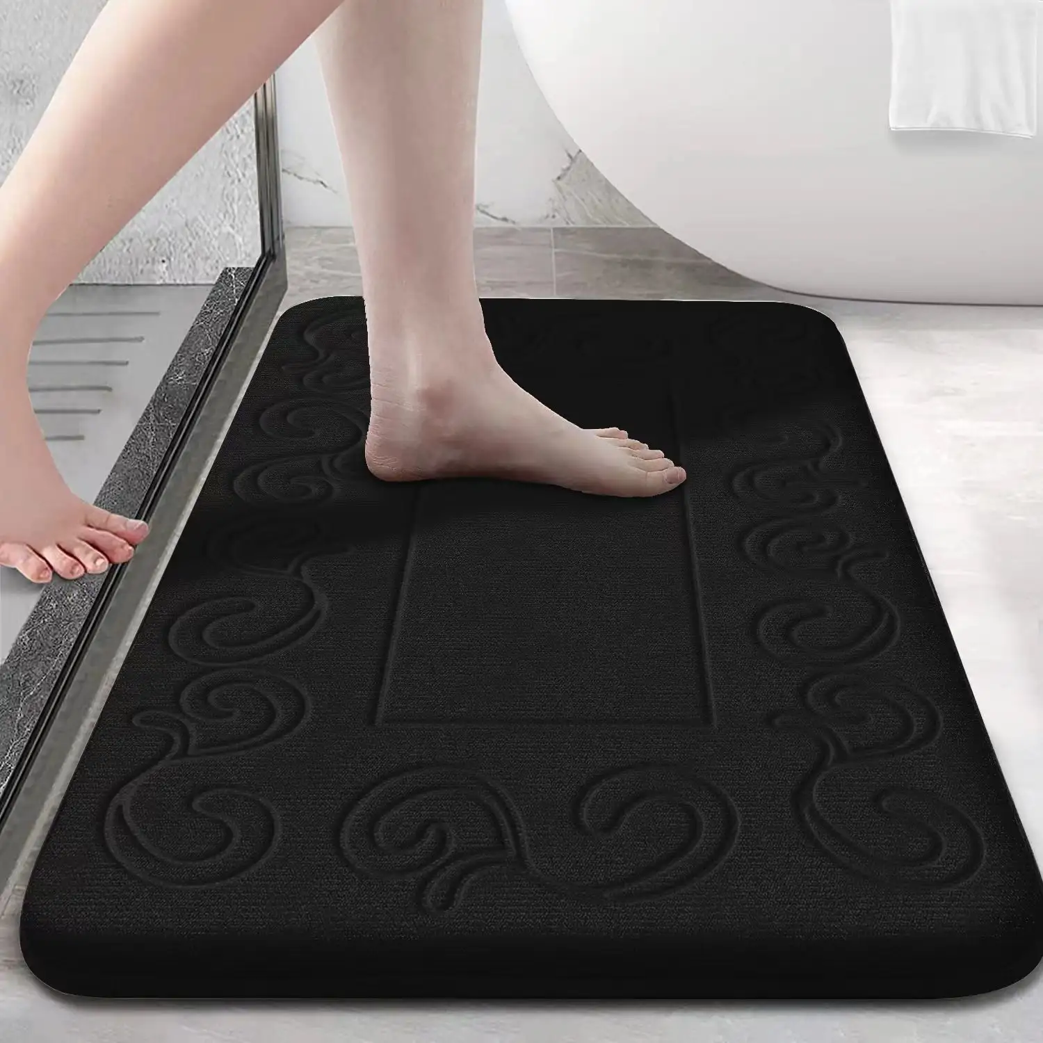 Anti Slip Water Absorbent Bathroom Floor Mat