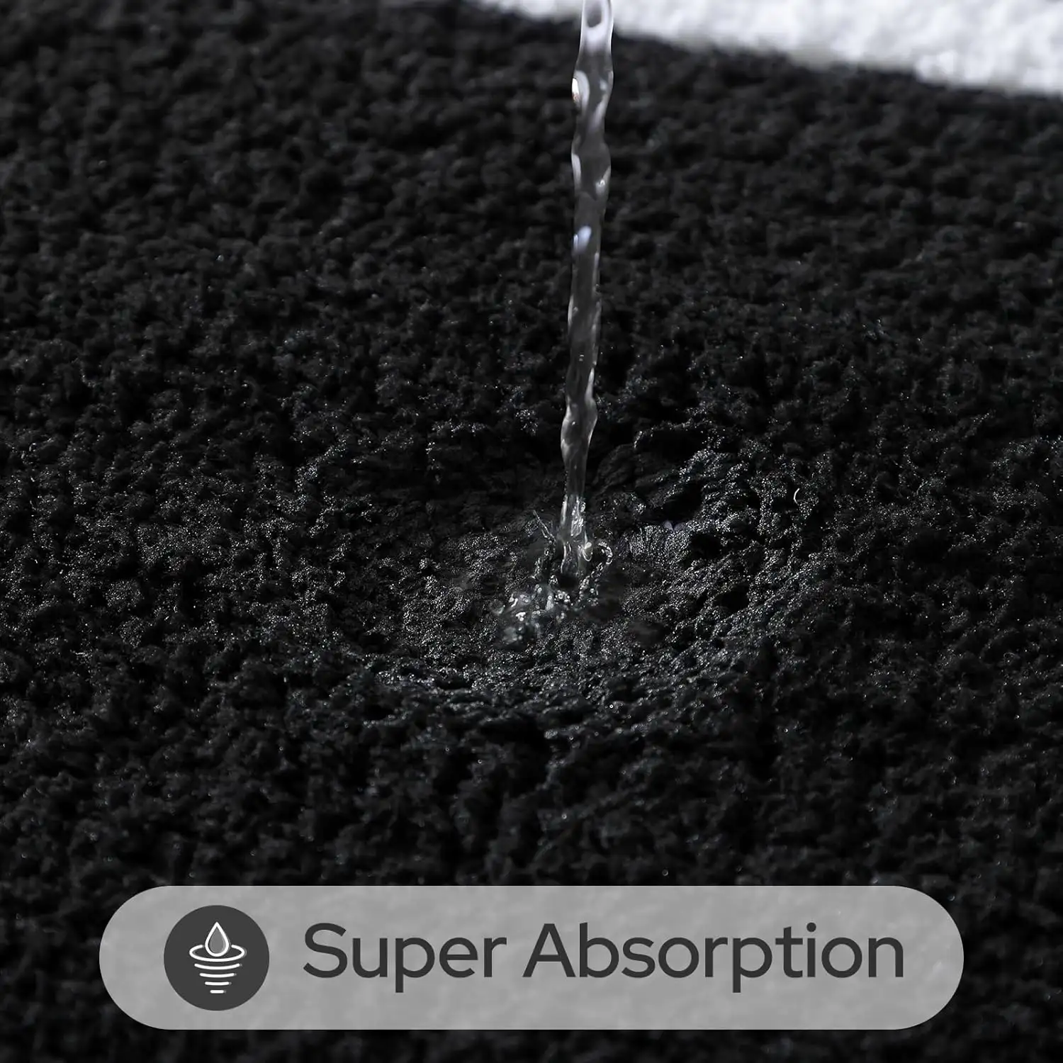 Bathroom Mat Super Soft Absorbent Non Slip Floor M...