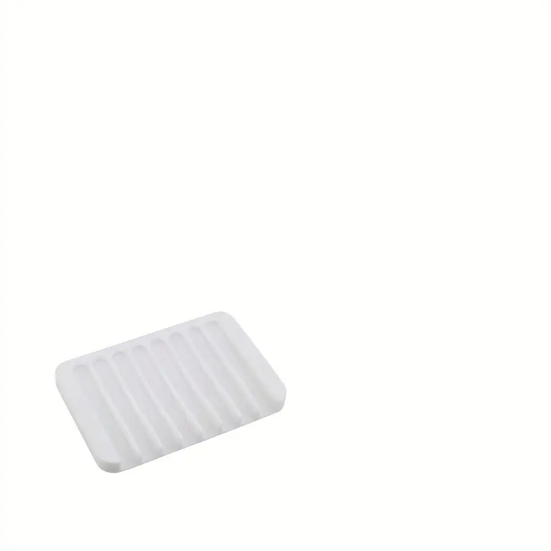 2pcs Bathroom Non-Slip Draining Soap Box Storage Container