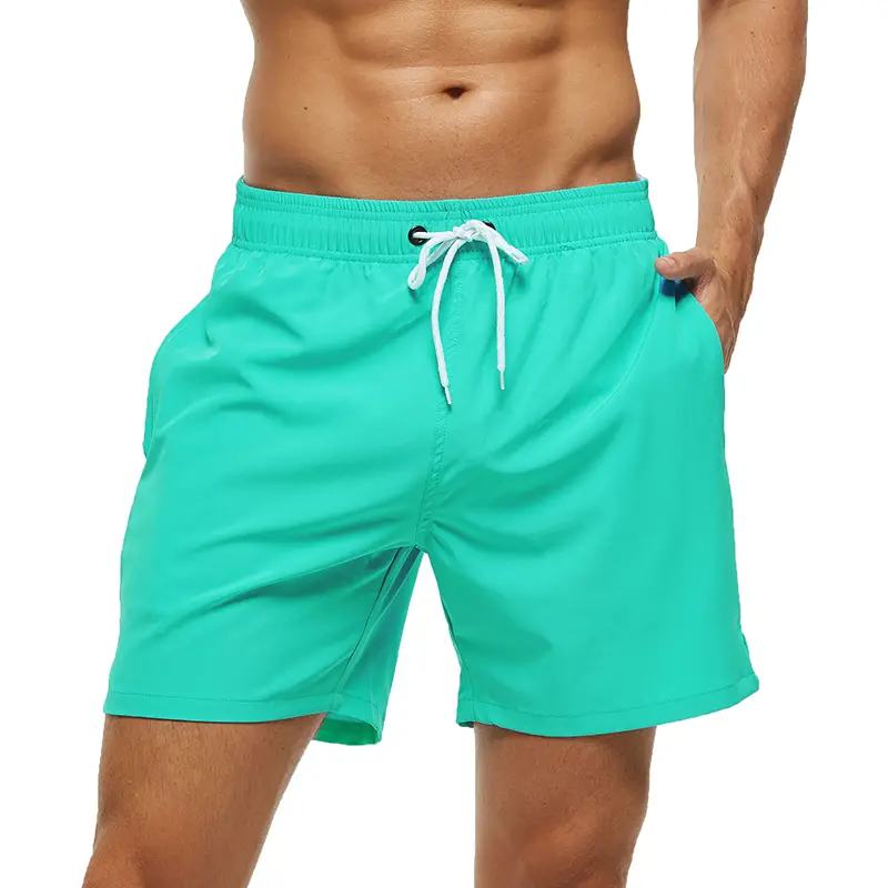 Men Shorts Breathable Mesh Liner Shorts Solid Shorts