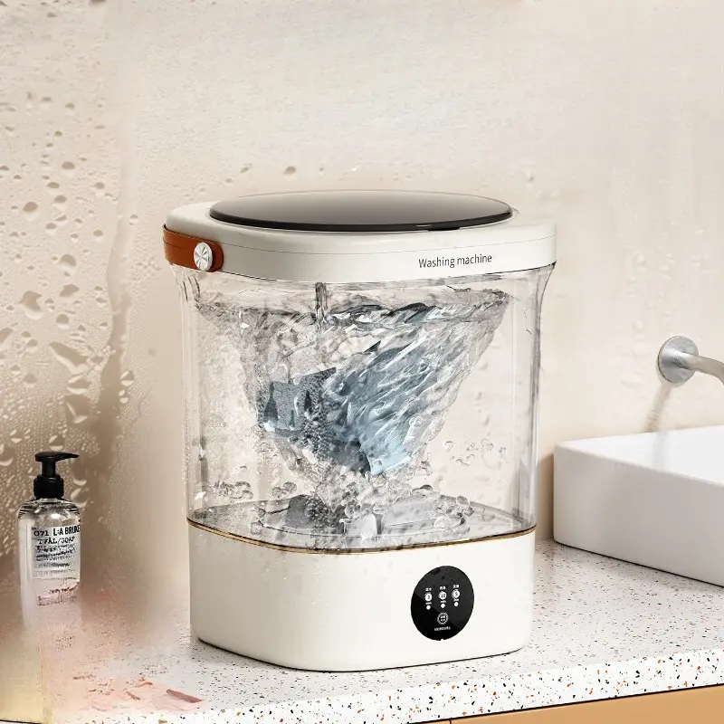 Mini Electric Washing Machine for Home Student Dormitory Underwear Cleaner Socks Washing Machine
