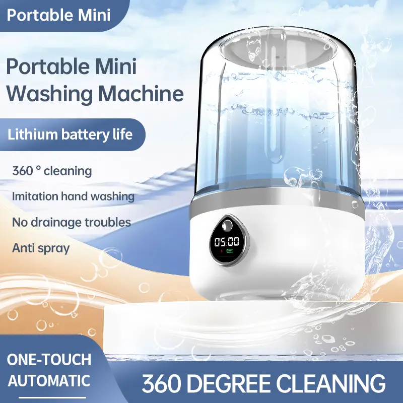 Mini Rechargeable Washing Machine Bucket Portable Small Washing Machine