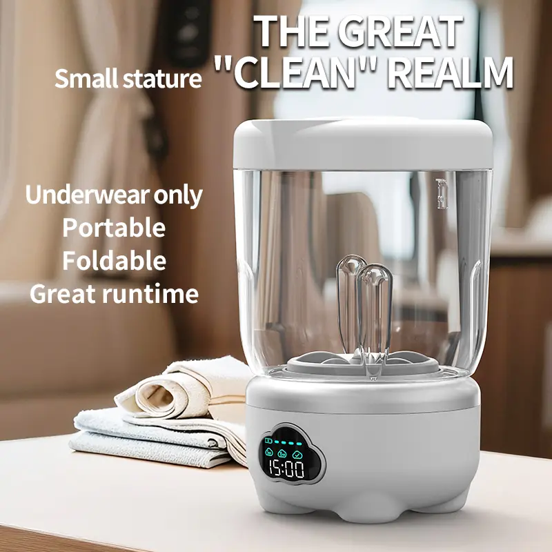 Foldable Mini Washing Machine Portable Home Clothes Socks Underwear Cleaning Washing Machine Travel Washing Machine