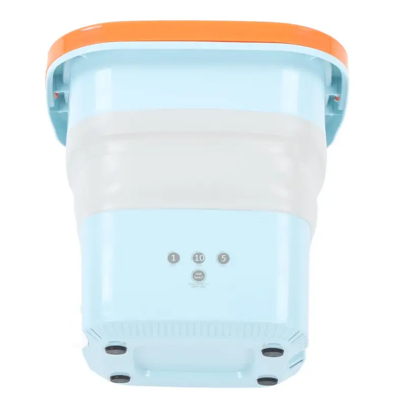 Mini Washing Machine Foldable Small Washing Machine Wash And Dry With Drain Basket