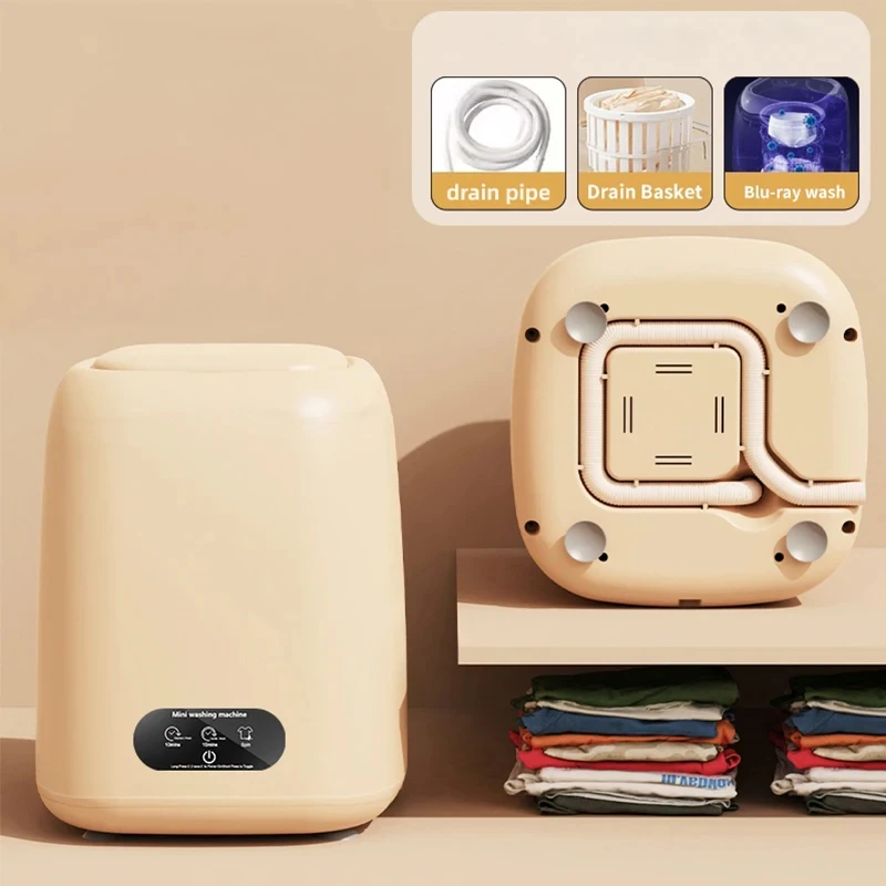Small Washing Machine Mini Washer Fully Automatic Portable Washing Machine with Spin Dryer