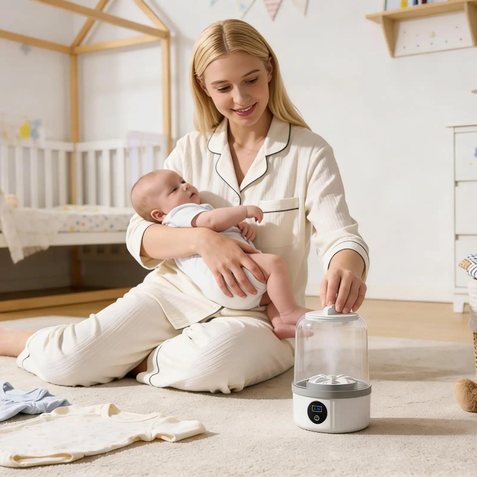 Portable Washer for Underwear Bra Socks Mini Washing Machine