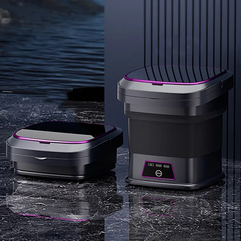 Electric Mini Portable Fully Automatic Household Outdoor Washing Machine Large Capacity Foldable