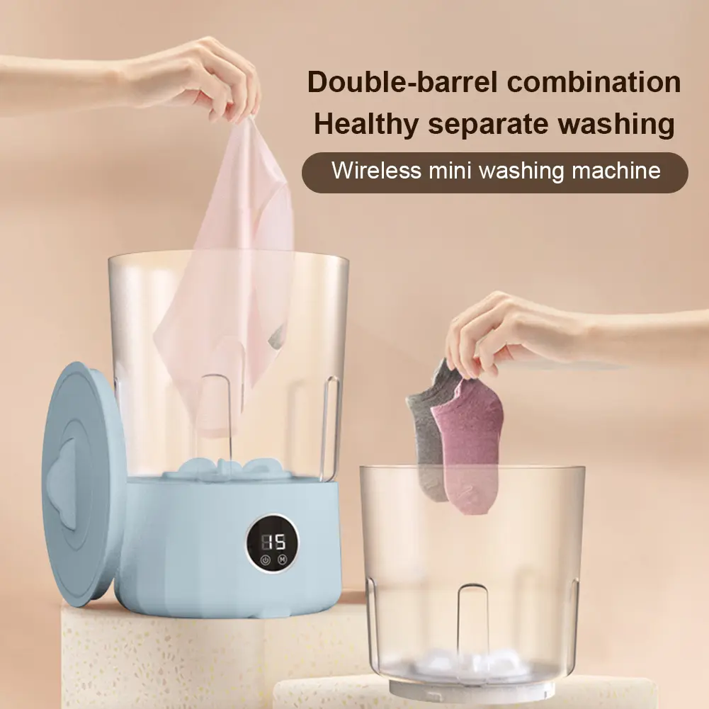 Portable Mini Washer Cordless Laundry Washer