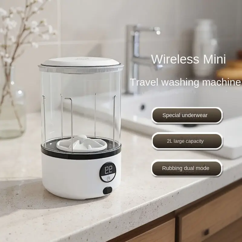 Washing Machine Portable Underwear Cleaner Fully Automatic Socks Washing Machine Dehydratable Laundry Bucket
