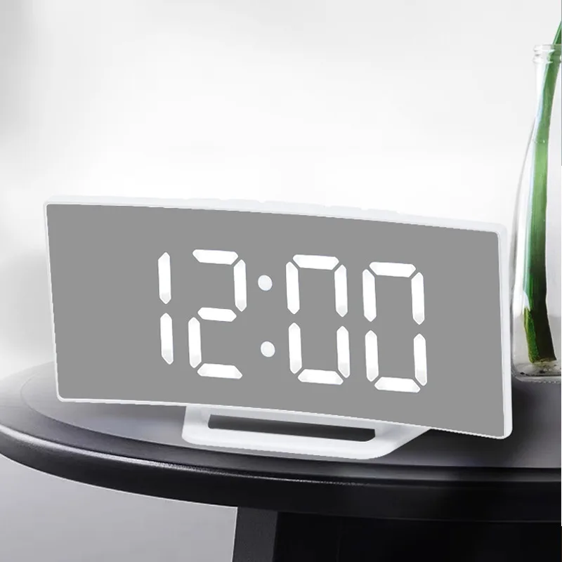LED Digital Alarm Clock Large Screen Electronic Clock