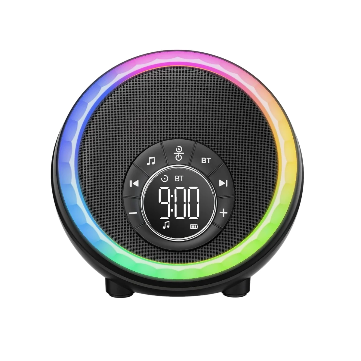 Bluetooth Speaker Alarm Clock Night Light Portable...