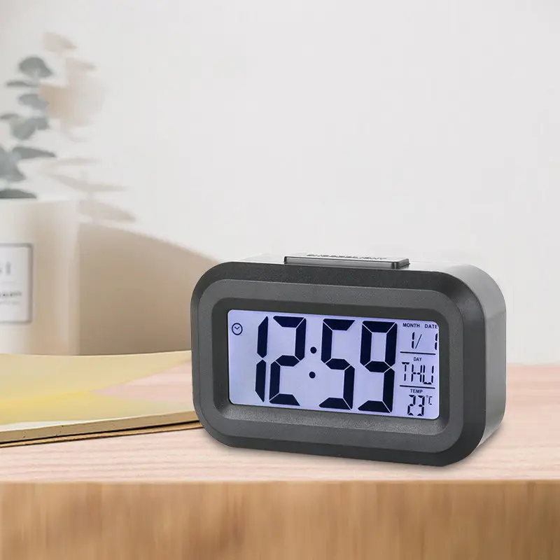 Smart Clock Alarm Clock Desktop Silent Bedside Electronic Small Alarm Clock