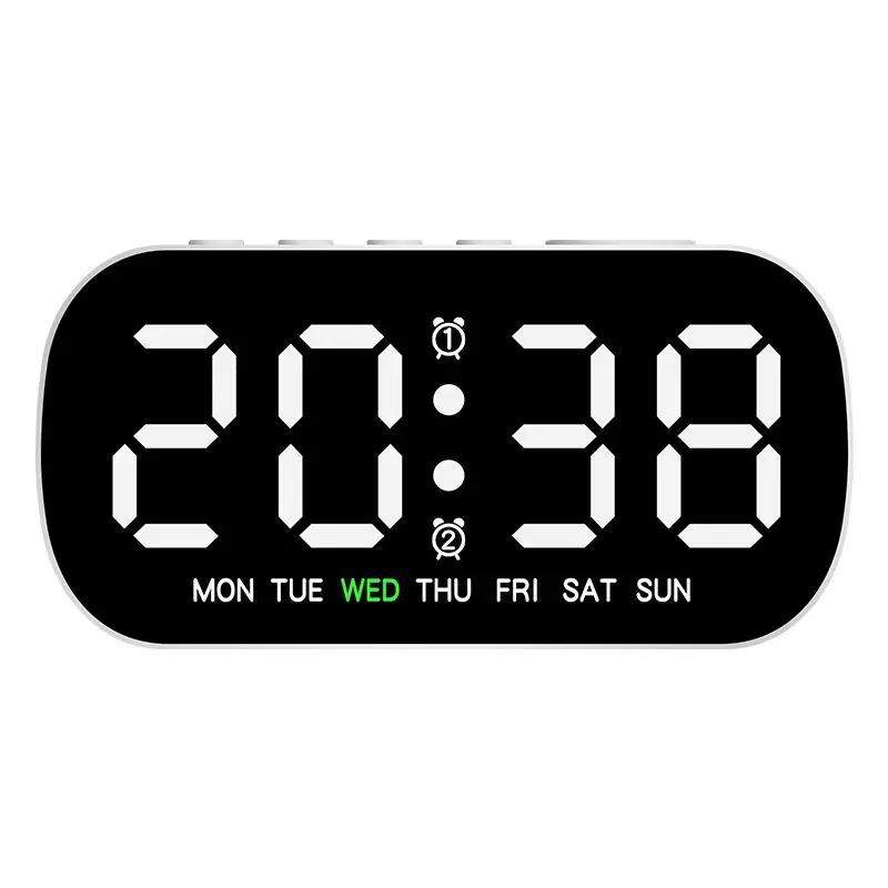 USB Powered LED Digital Alarm Clock With Temperatu...