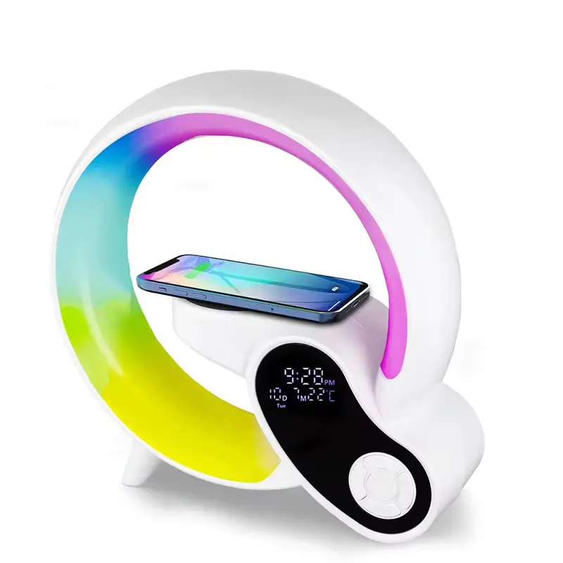 Bluetooth Speaker Digital Alarm Clock Night Light ...